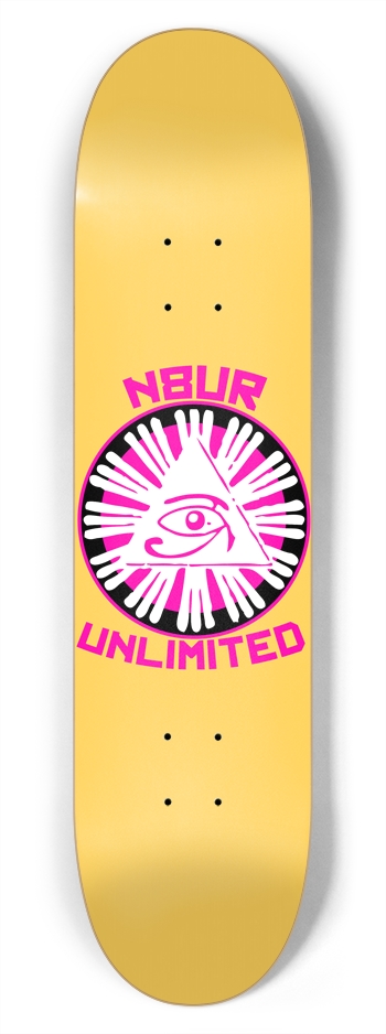 EYE OF RA YELLOW 7-3/4 Skateboard Deck