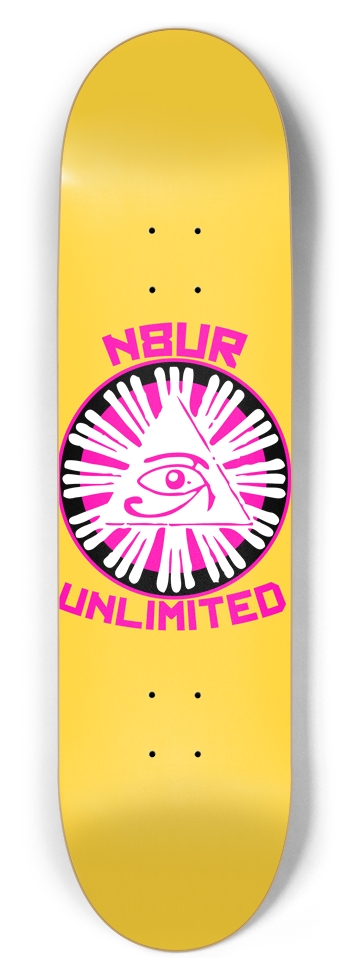 EYE OF RA YELLOW 8-1/2 Skateboard Deck