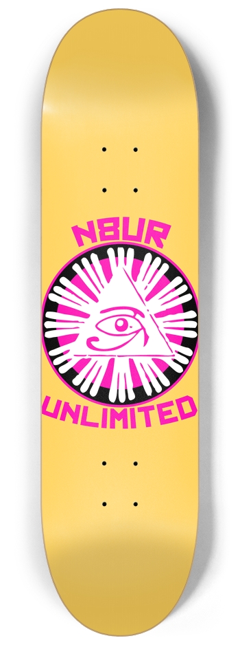 EYE OF RA YELLOW 8-1/4 Skateboard Deck