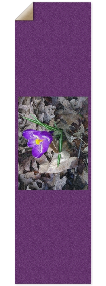 Little Purple Flower 9 x 33 Inch Griptape