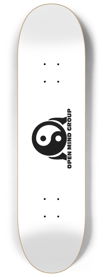 OMG Yin and Yang Face 8-1/4 Skateboard Deck