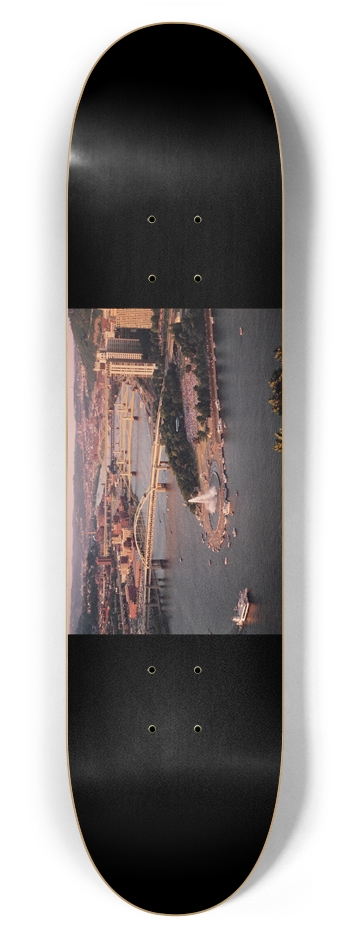 Pittsburgh City Deck 1 7-7/8 Skateboard Deck