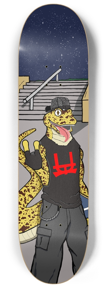 2012 Gecko 8-1/4 Skateboard Deck