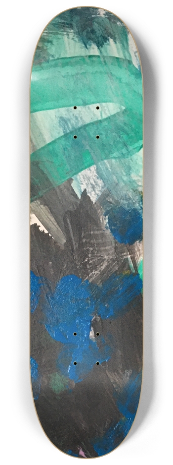 The Black Ocean 8-1/4 Skateboard Deck