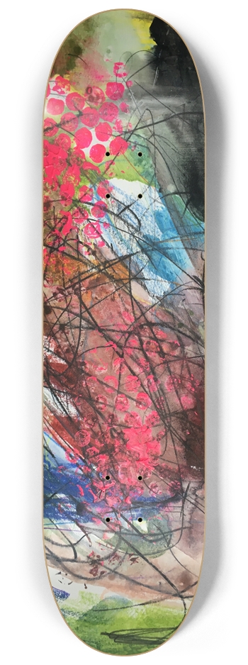 Graffiti Dots 8-1/4 Skateboard Deck