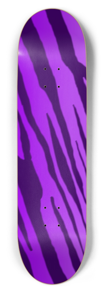 8 1/2" Double Purple Tiger Stripe Competition Deck 8-1/2 Skateboard Deck