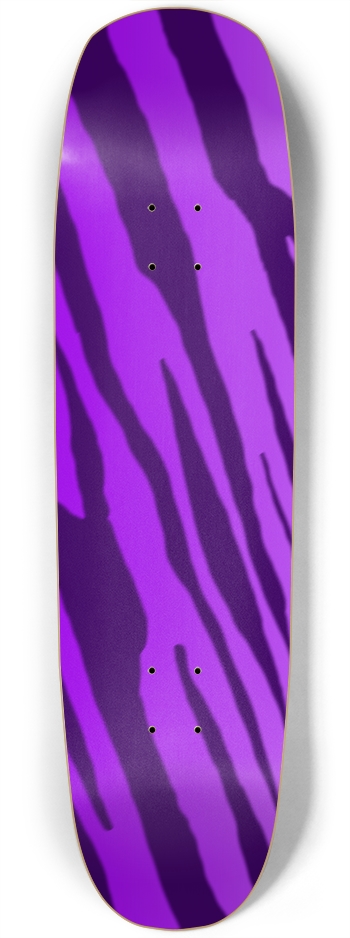 Double Purple Tiger Stripe Square Nose Deck