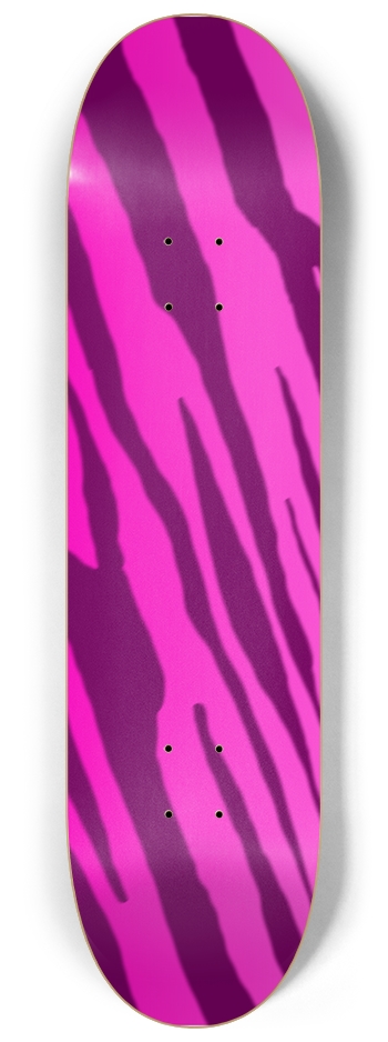 8 1/4" Double Pink Tiger Stripe Competition Deck 8-1/4 Skateboard Deck