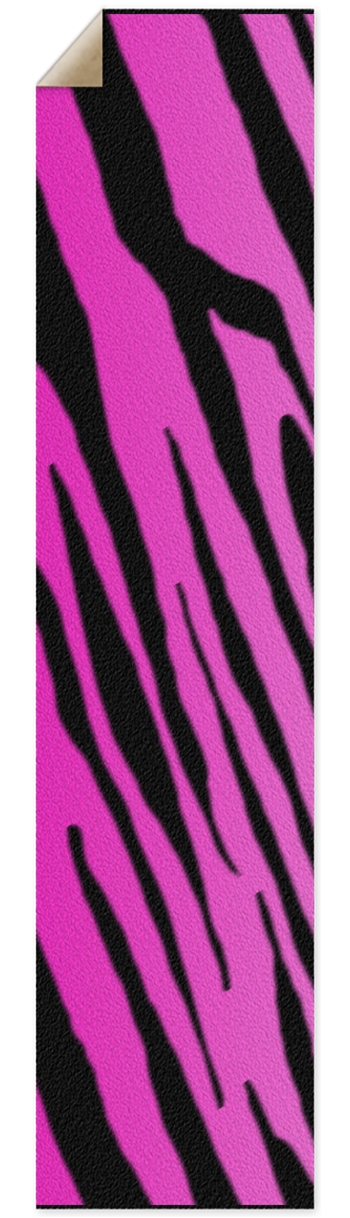 Pink Tiger Stripe Longboard Griptape Griptape for Longboards