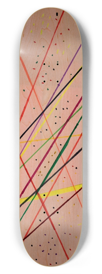 Dots and Lines 7-3/4 Skateboard Deck