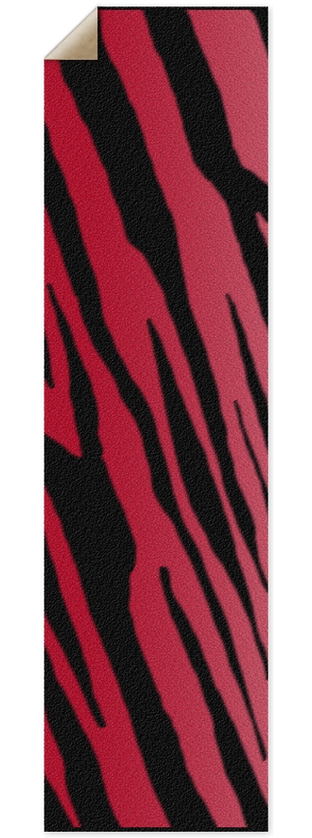 Red Tiger Stripe Competition Griptape 9 x 33 Inch Griptape