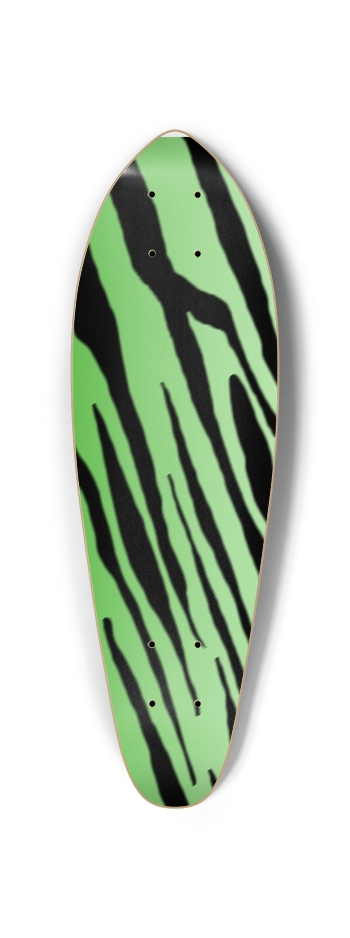 Green Tiger Stripe Mini Cruiser Deck