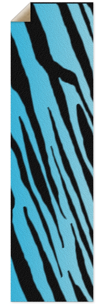 Blue Tiger Stripe Punk Nose Griptape 10 x 36 Inch Griptape
