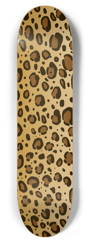 7 7/8" Leopard Print Competition Deck 7-7/8 Skateboard Deck