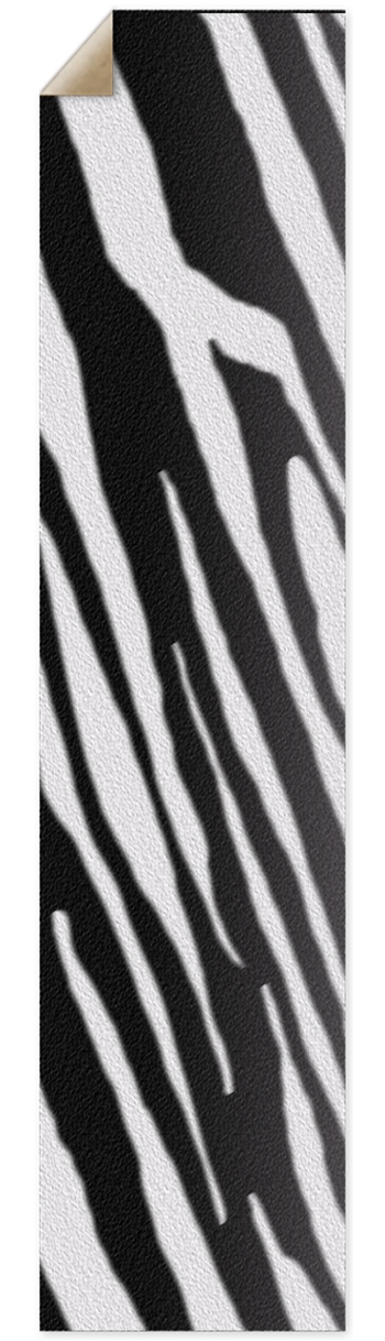Inverse B+W Tiger Stripe Longboard Griptape Griptape for Longboards