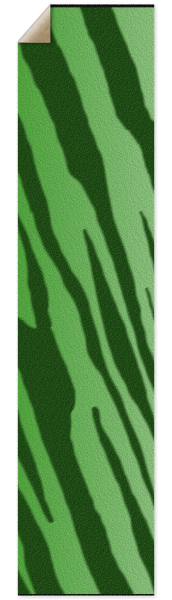 Double Green Tiger Stripe Longboard Griptape Griptape for Longboards