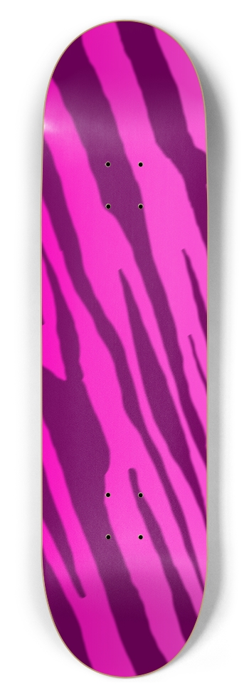 8 1/2" Double Pink Tiger Stripe Competition Deck 8-1/2 Skateboard Deck