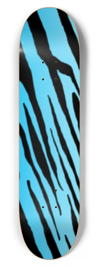 7 3/4" Blue Tiger Stripe Competition Deck 7-3/4 Skateboard Deck