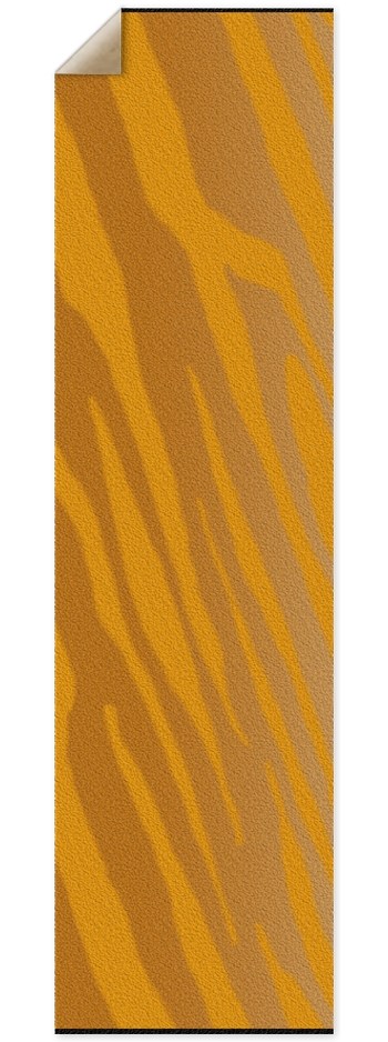 Golden Tiger Stripe Competition Grip Tape 9 x 33 Inch Griptape