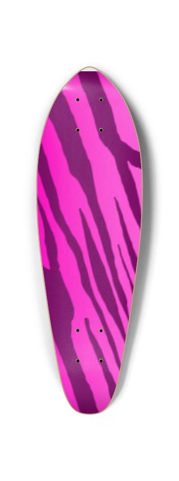 Double Pink Tiger Stripe Mini Cruiser Deck