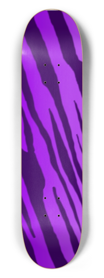 7 1/2" Double Purple Tiger Stripe Competition Deck 7-1/2 Skateboard Deck