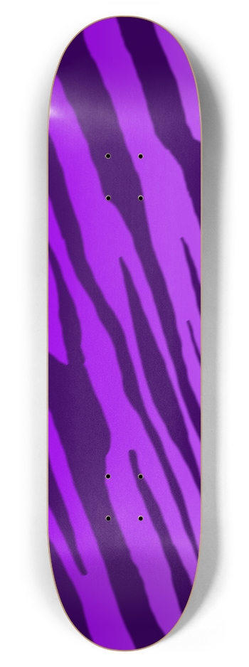 7 7/8" Double Purple Tiger Stripe Competition Deck 7-7/8 Skateboard Deck
