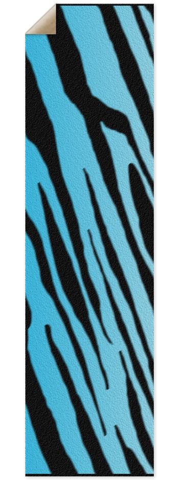 Blue Tiger Stripe Competition Griptape 9 x 33 Inch Griptape