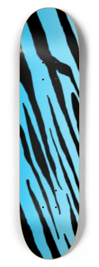 7 5/8" Blue Tiger Stripe Competition Deck 7-5/8 Skateboard Deck