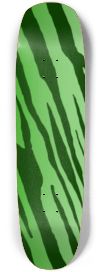 Double Green Tiger Stripe Square Nose Deck
