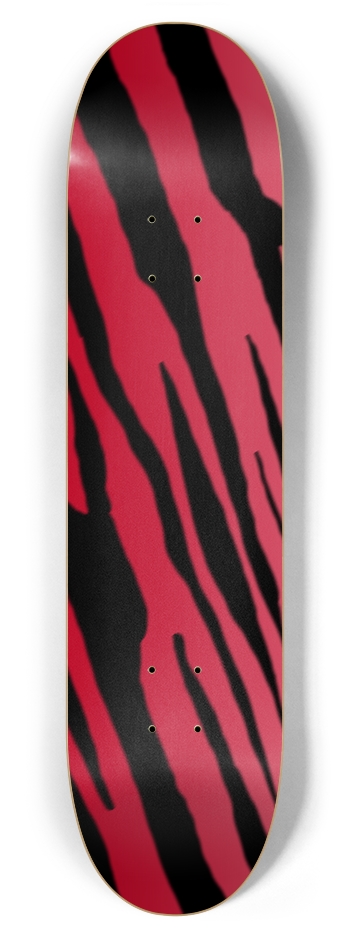 7 7/8" Red Tiger Stripe Competition Deck 7-7/8 Skateboard Deck