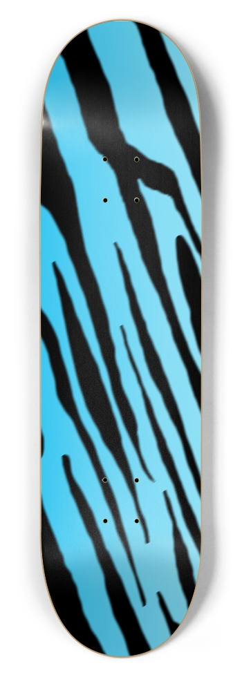 8 1/2" Blue Tiger Stripe Competition Deck 8-1/2 Skateboard Deck