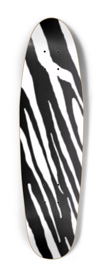 Inverse B+W Tiger Stripe Cruiser Deck Cruiser Shape