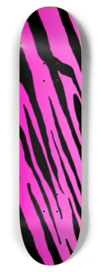 7 7/8" Pink Tiger Stripe Competition Deck 7-7/8 Skateboard Deck