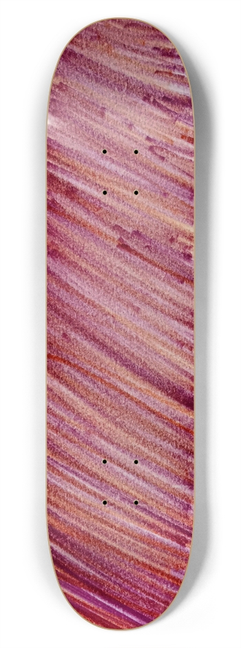 Not Straight Stripes 7-3/4 Skateboard Deck
