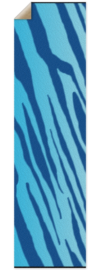 Double Blue Tiger Stripe Competition Griptape 9 x 33 Inch Griptape