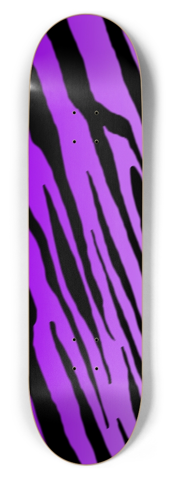 8 1/2" Purple Tiger Stripe Competition Deck 8-1/2 Skateboard Deck