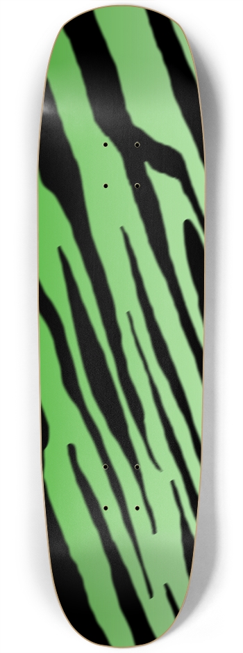 Green Tiger Stripe Square Nose Deck