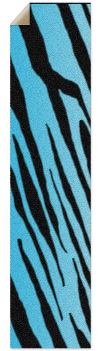 Blue Tiger Stripe Longboard Griptape Griptape for Longboards