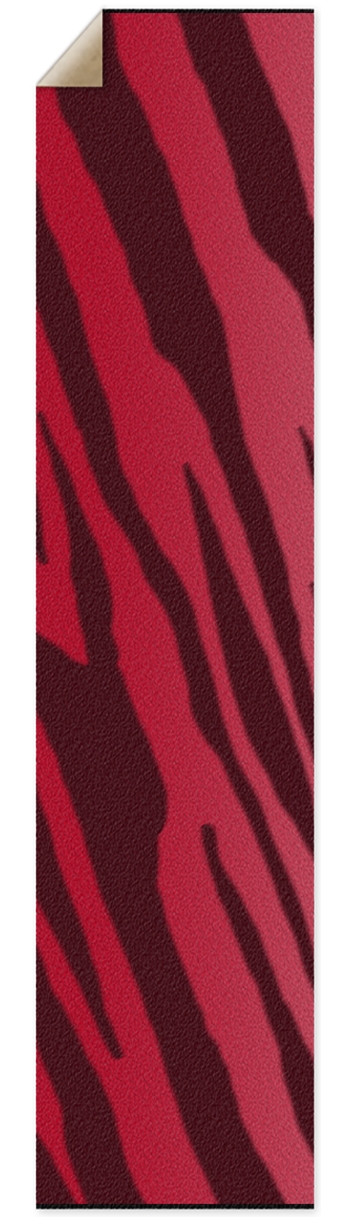 Double Red Tiger Stripe Longboard Griptape Griptape for Longboards