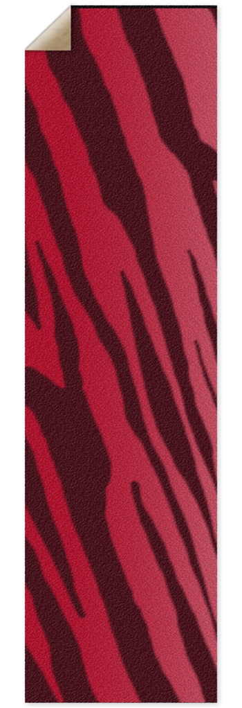 Double Red Tiger Stripe Punk Nose Griptape 10 x 36 Inch Griptape
