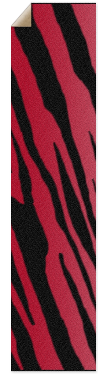 Red Tiger Stripe Longboard Griptape Griptape for Longboards