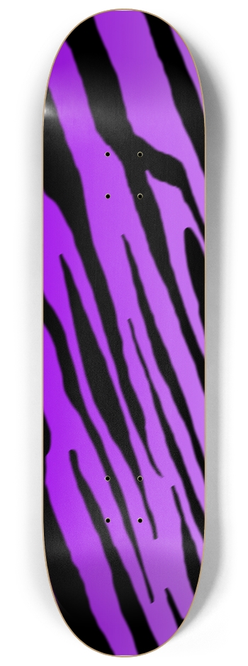 8 1/4" Purple Tiger Stripe Competition Deck 8-1/4 Skateboard Deck