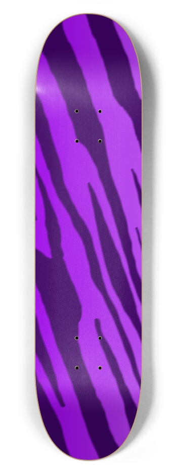 7 5/8" Double Purple Tiger Stripe Competition Deck 7-5/8 Skateboard Deck