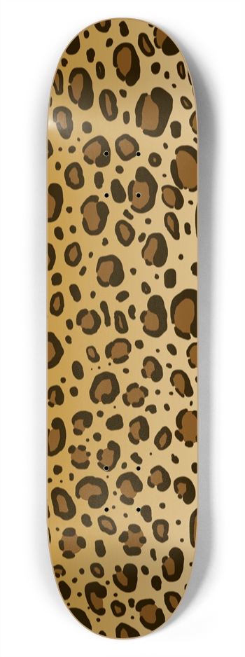 7 3/4" Leopard Print Competition Deck 7-3/4 Skateboard Deck