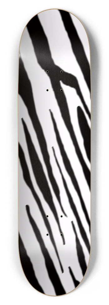 8 1/2" B+W Tiger Stripe Competition Deck 8-1/2 Skateboard Deck