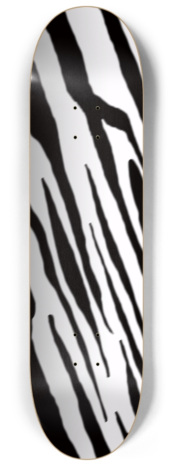 8 1/4" B+W Tiger Stripe Competition Deck 8-1/4 Skateboard Deck