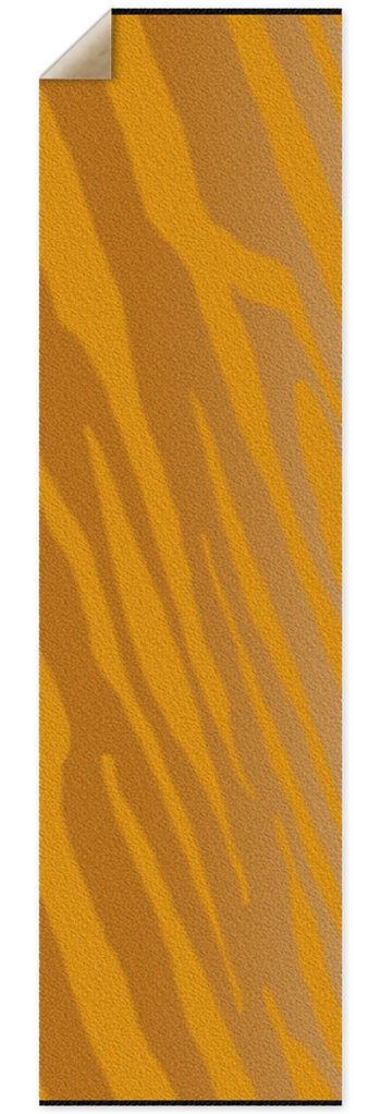 Golden Tiger Stripe Punk Nose Pool Grip Tape 10 x 36 Inch Griptape