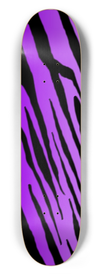 7 1/2" Purple Tiger Stripe Competition Deck 7-1/2 Skateboard Deck