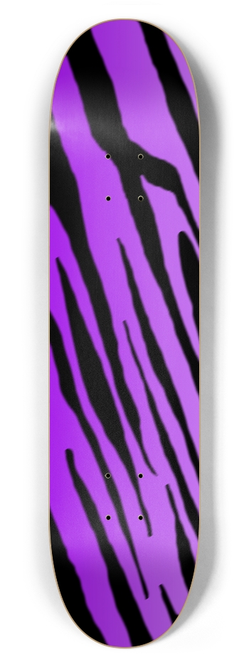 7 5/8" Purple Tiger Stripe Competition Deck 7-5/8 Skateboard Deck