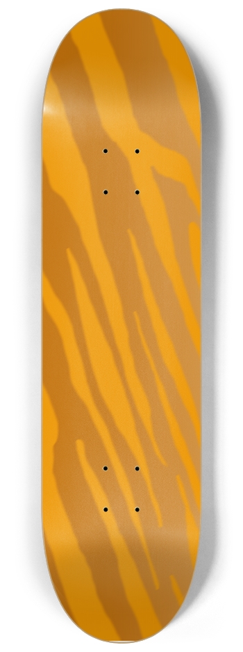 8 1/4" Golden Tiger Stripe Competition Deck 8-1/4 Skateboard Deck
